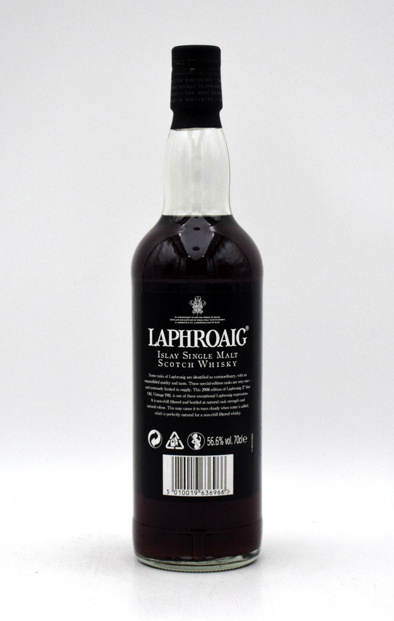 Laphroaig '1980 - 1981 Rare Edition' 27 Year Old Single Malt Scotch Whisky (1981 Release)