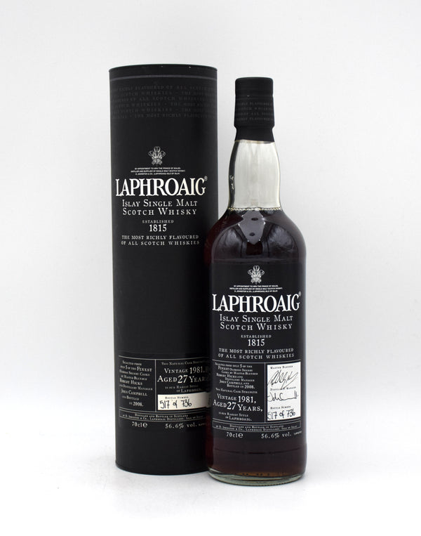 Laphroaig '1980 - 1981 Rare Edition' 27 Year Old Single Malt Scotch Whisky (1981 Release)