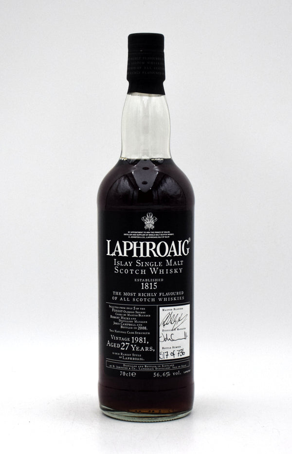 Laphroaig '1980 - 1981 Rare Edition' 27 Year Old Single Malt Scotch Whisky (1981 Release)