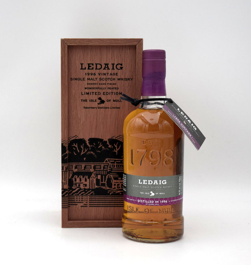 Ledaig 19 Year Single Malt Scotch (1996 Release)