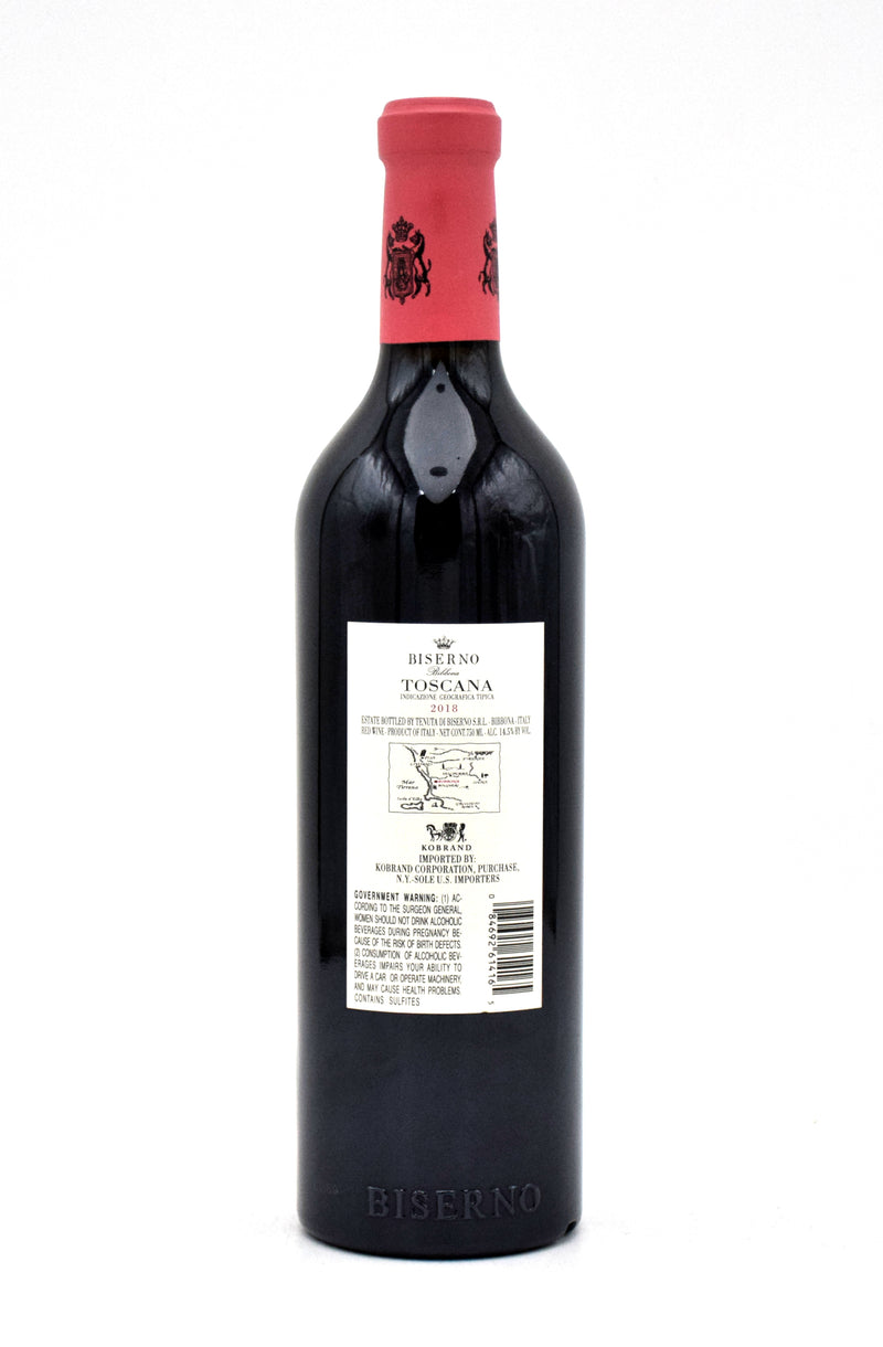 2018 Lodovico Antinori Tenuta di Biserno 'Biserno' Bibbona Toscana IGT