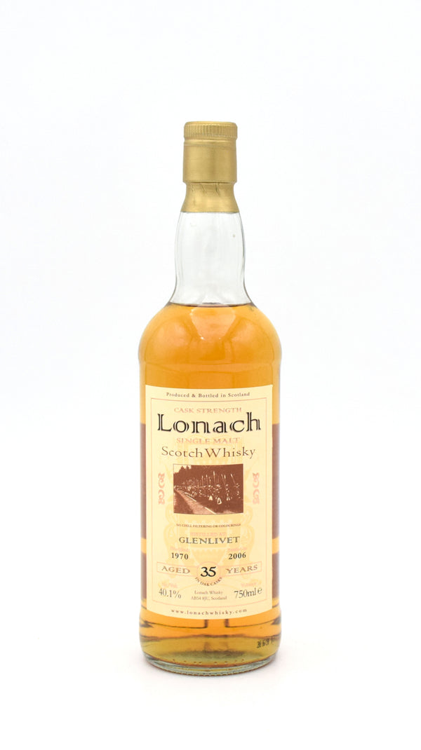 Glenlivet 35 Year Scotch Whisky, Lonach (1970 Release)