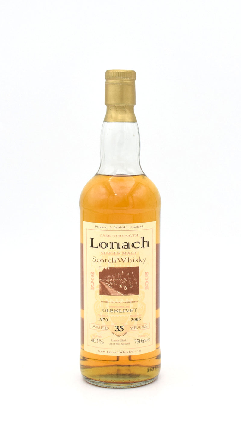 Glenlivet 35 Year Scotch Whisky, Lonach (1970 Release)