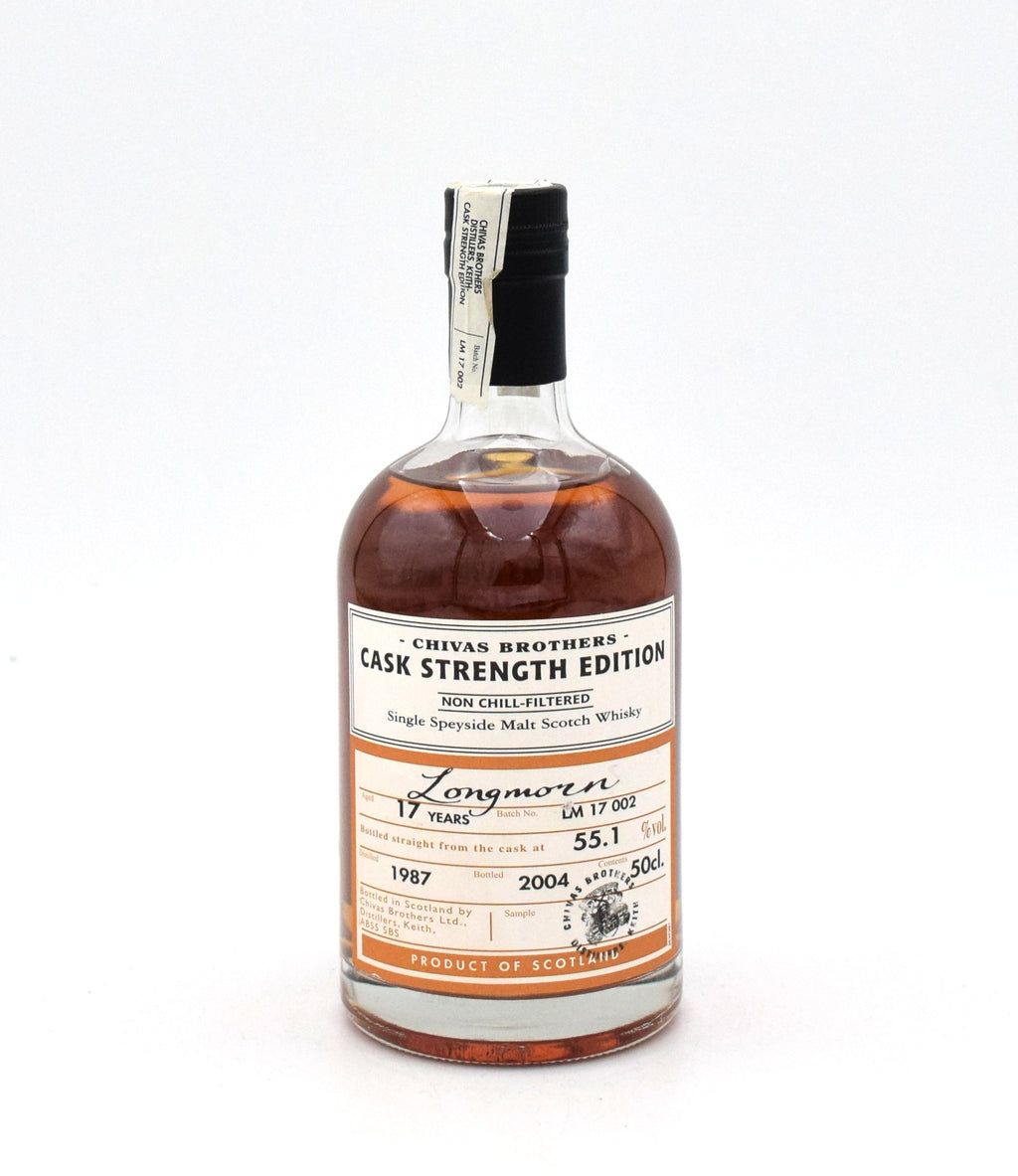 Longmorn 1987 17 Year Chivas Brothers Cask Strength Edition Scotch