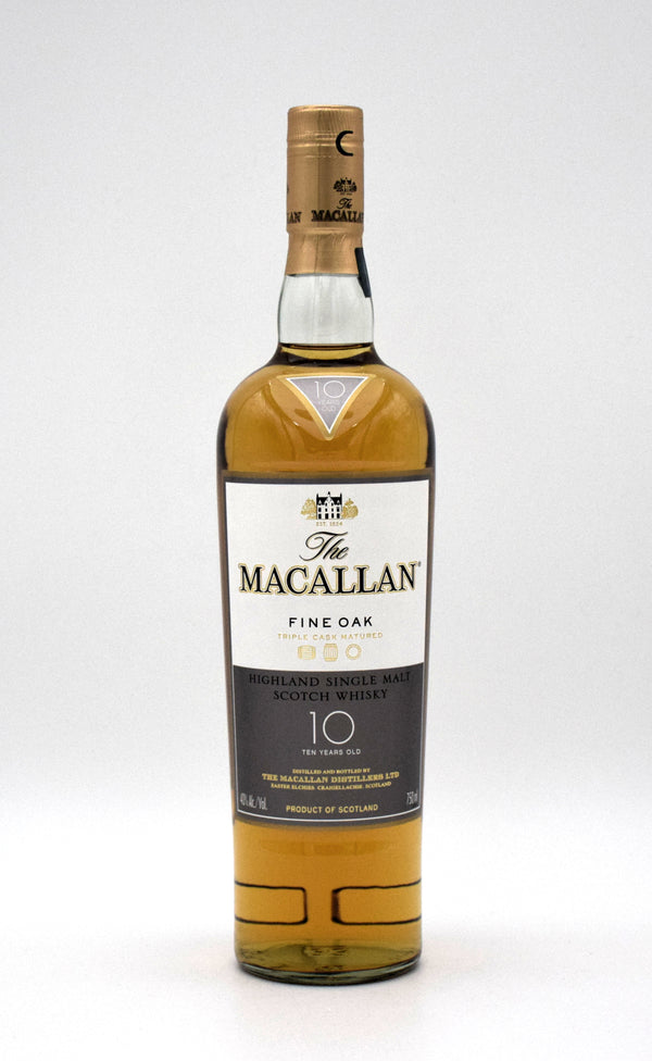 Macallan Fine Oak 10 Year Old Scotch Whisky (Older Edition)