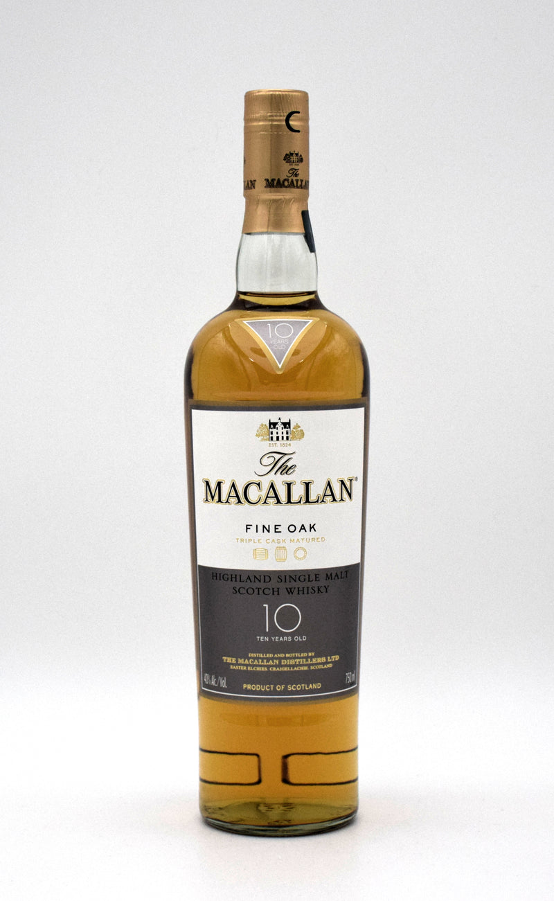 Macallan Fine Oak 10 Year Old Scotch Whisky (Older Edition)