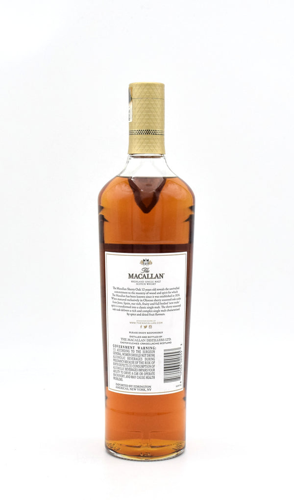 Macallan 12 Year Sherry Scotch Whisky