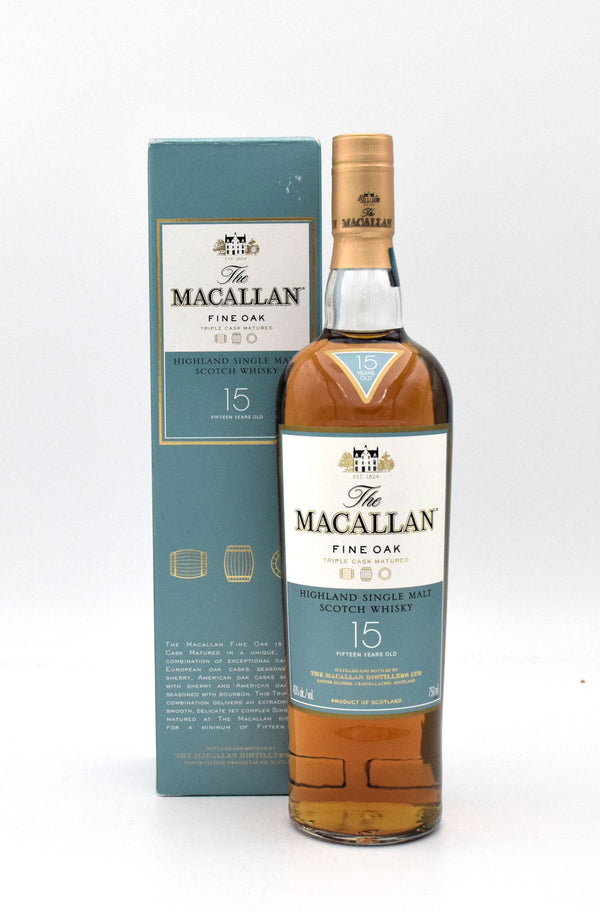 Macallan 15 Fine Oak Scotch Whisky (2000's release)