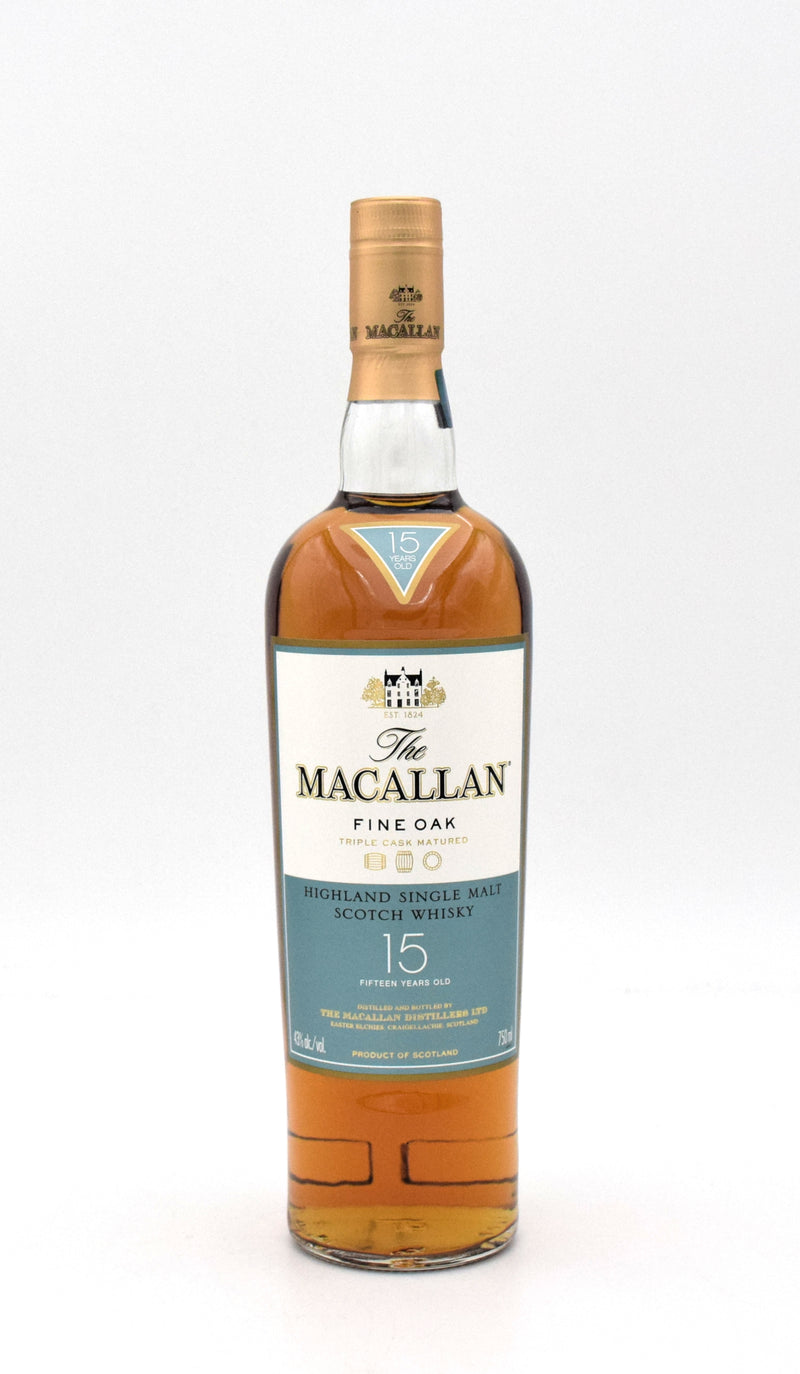 Macallan 15 Fine Oak Scotch Whisky (2000's release)