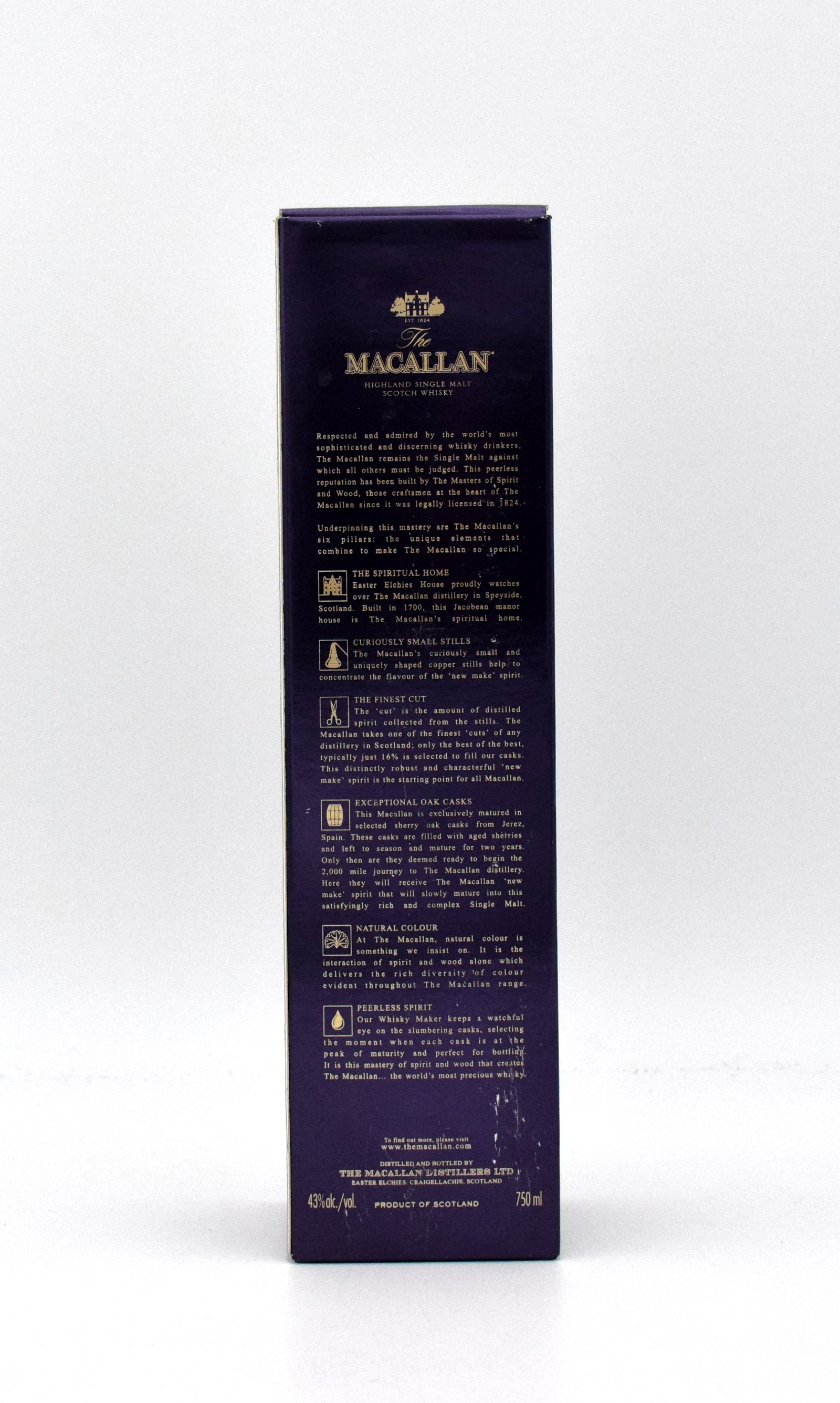 Macallan 18 Year Sherry Oak Scotch Whisky - Distilled in 1995