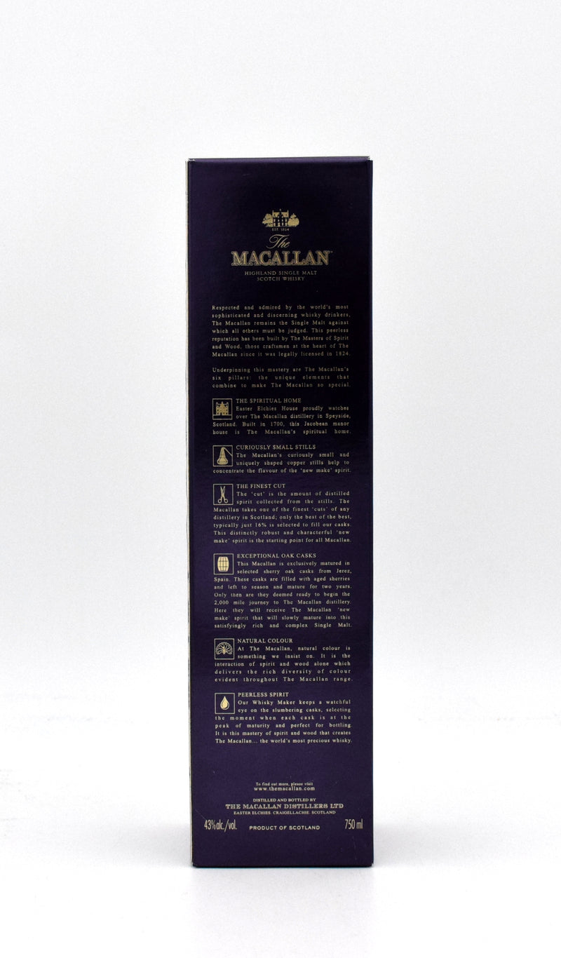 Macallan 18 Year Sherry Oak Scotch Whisky (Distilled in 1996)