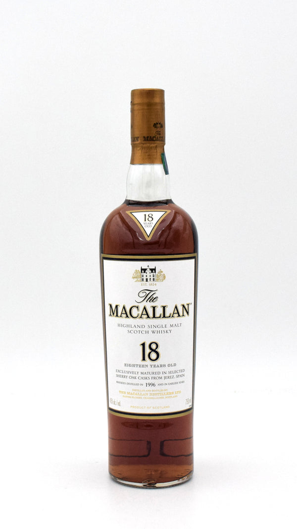 Macallan 18 Year Scotch Whisky (1996 Release)