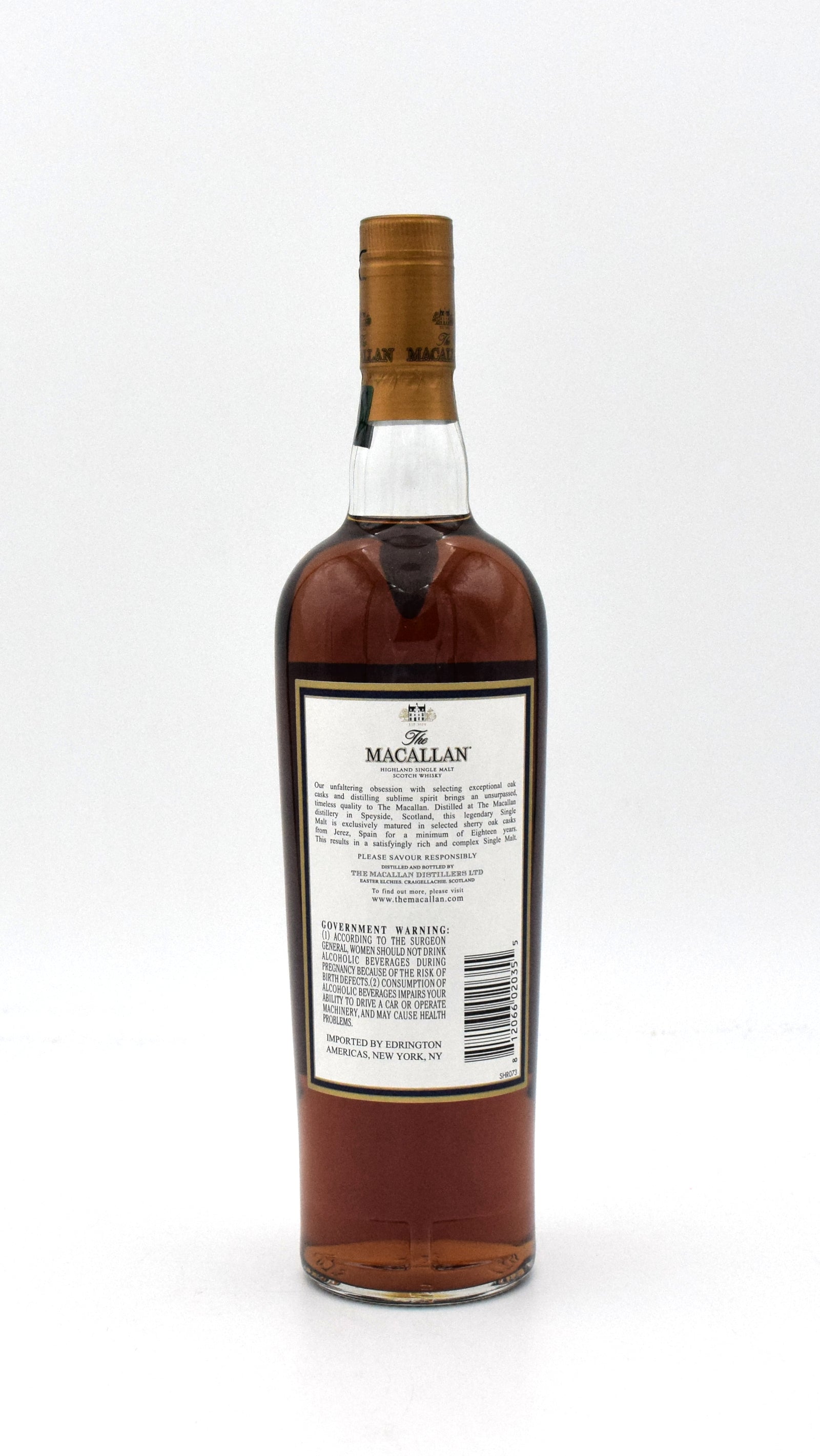 ウイスキー The Macallan 18 Years Old SherryOak Cask the-macallan-18yrs-1997release