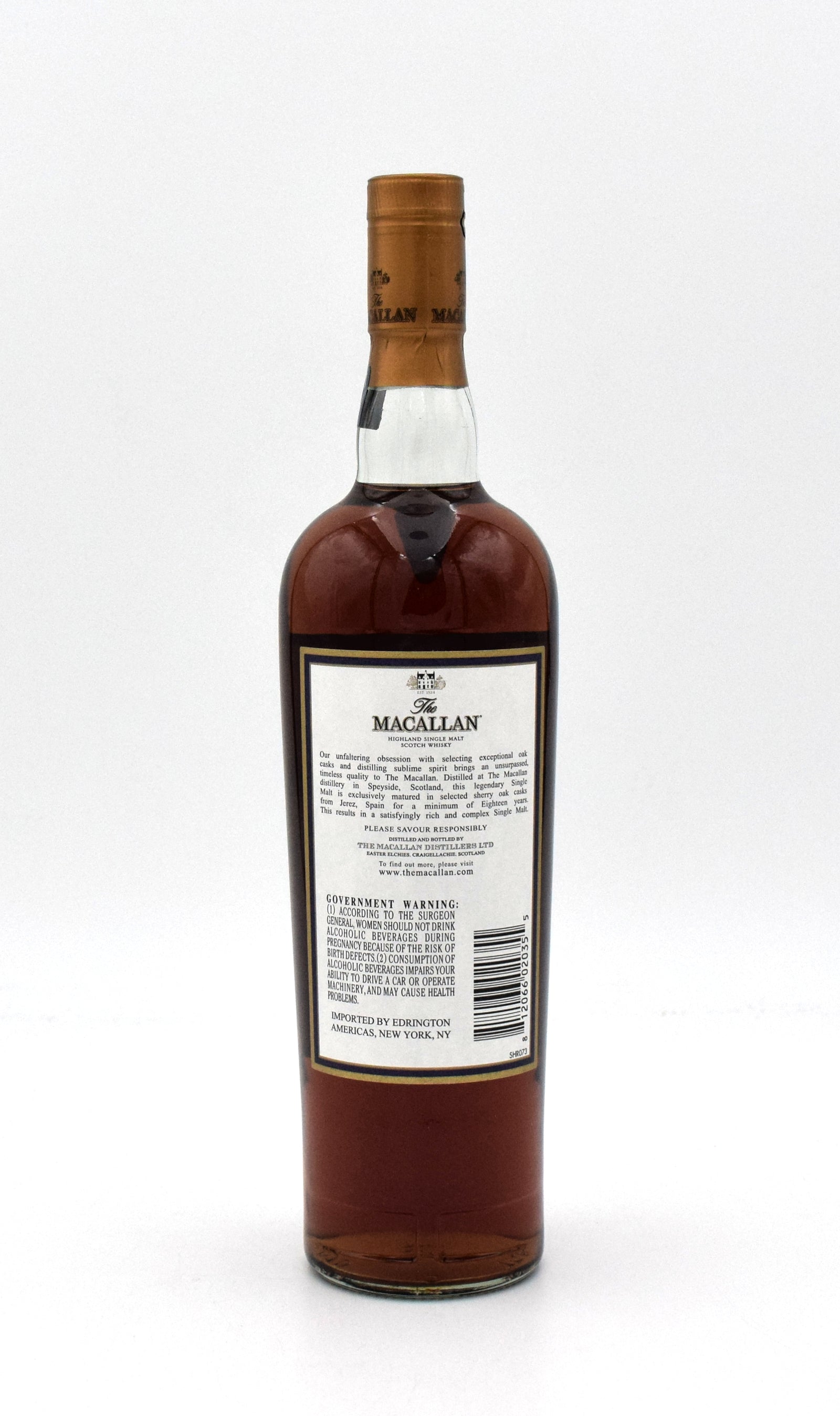 The MACALLAN 18年 2017 Old Bottle MacAllan - 18 Year Old (2017 Edition) Whisky Auction