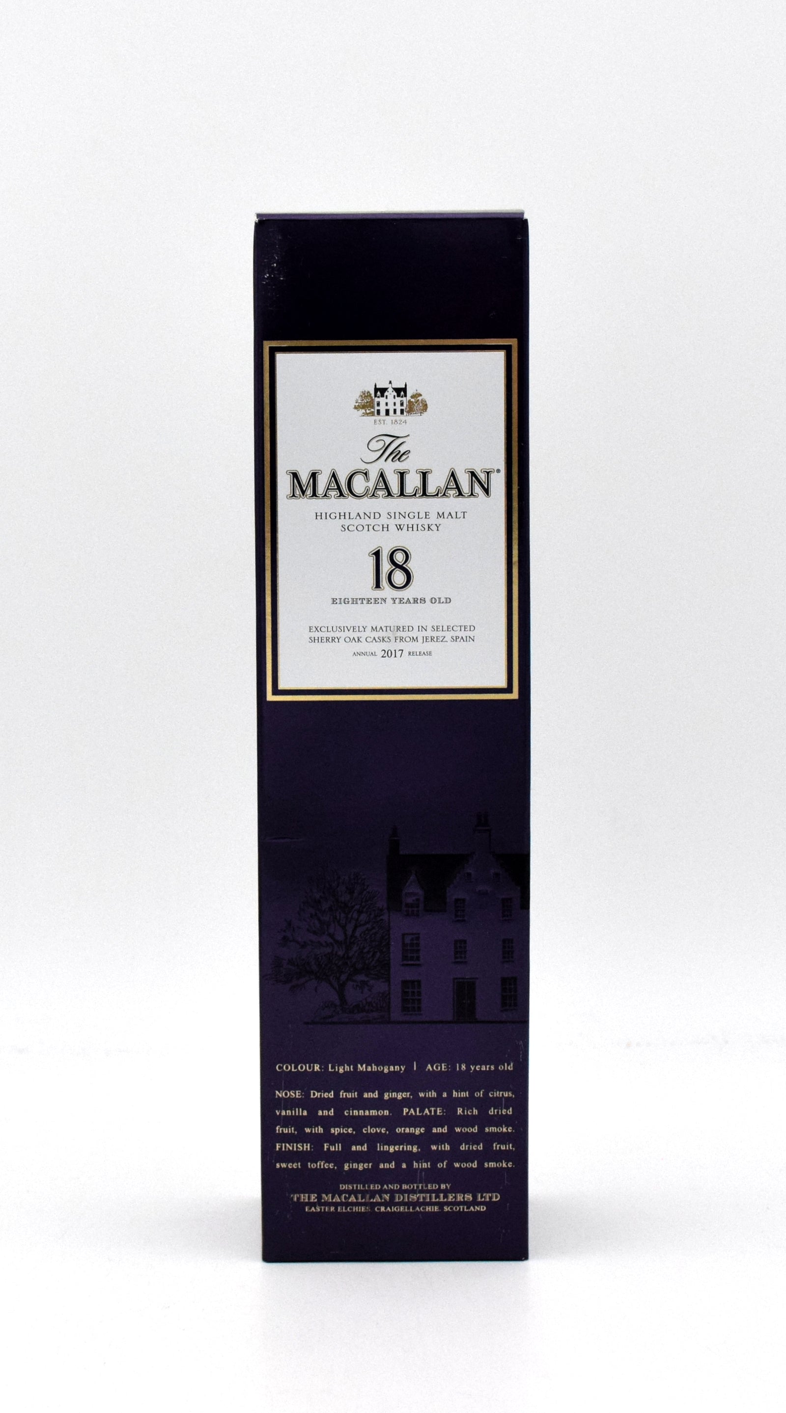 Macallan 18 Year Sherry Oak Scotch Whisky - 2017 Release – FineLiquors