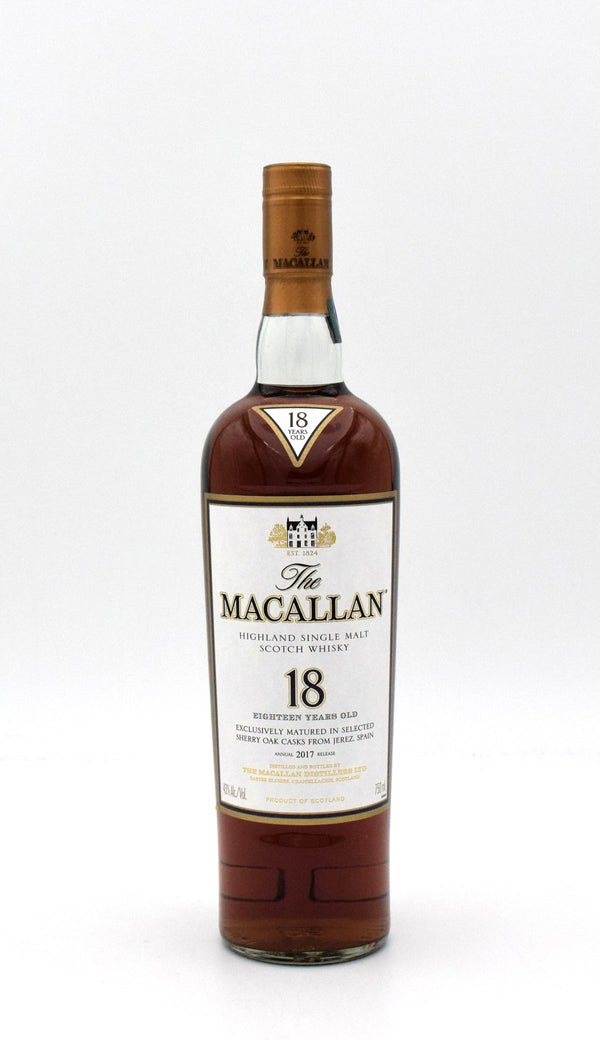 Macallan 18 Year Scotch Whisky (2017 Release)