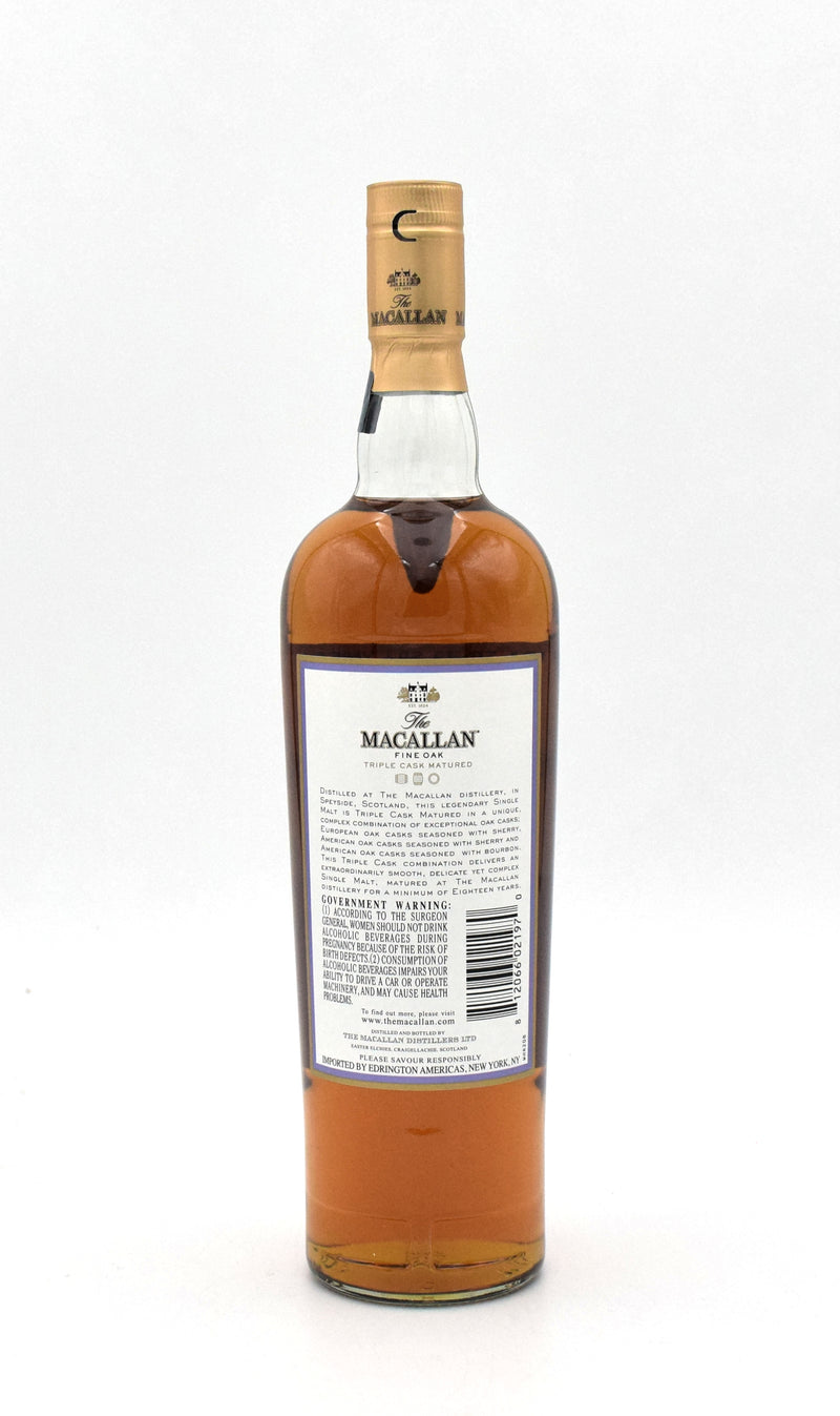 Macallan 18 Year Fine Oak Triple Cask Matured Scotch Whisky