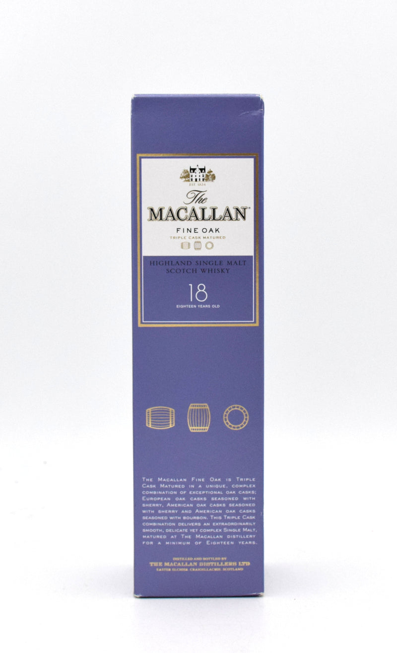 Macallan 18 Year Fine Oak Triple Cask Matured Scotch Whisky