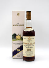 Macallan 18 Year Sherry Oak Scotch Whisky (Distilled in 1976)