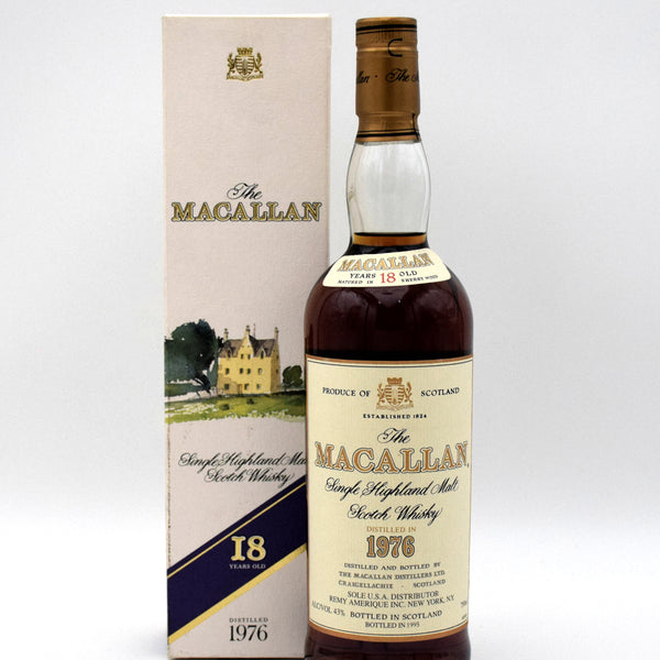 Macallan 18 Year Sherry Oak Scotch Whisky (Distilled in 1976