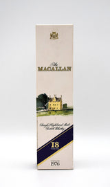 Macallan 18 Year Sherry Oak Scotch Whisky (Distilled in 1976)