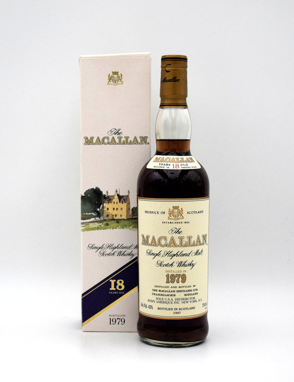 Macallan 18 Year Sherry Oak Scotch Whisky (Distilled In 1979)