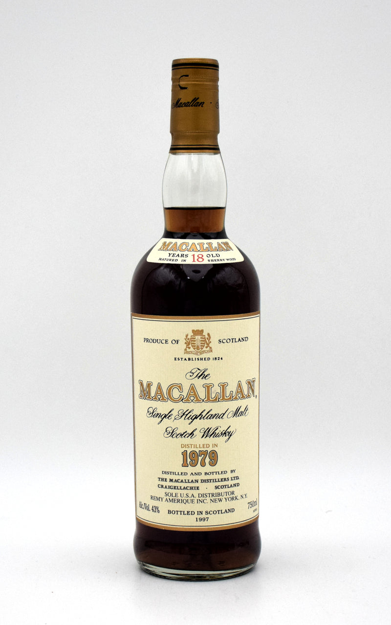 Macallan 18 Year Sherry Oak Scotch Whisky (Distilled In 1979)