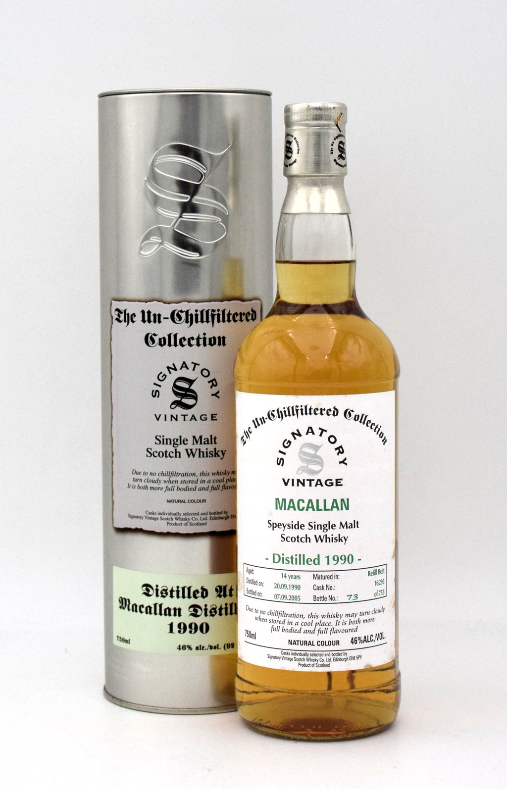 Macallan 1990 Signatory Vintage 14 Year – FineLiquors