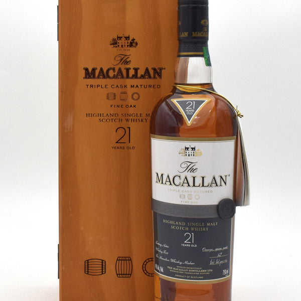 Macallan 21 Year Old Fine Oak Triple Cask Scotch Whisky – FineLiquors