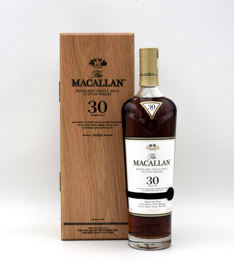 Macallan Sherry Oak 30 Year Old Scotch Whisky (2023 Release)