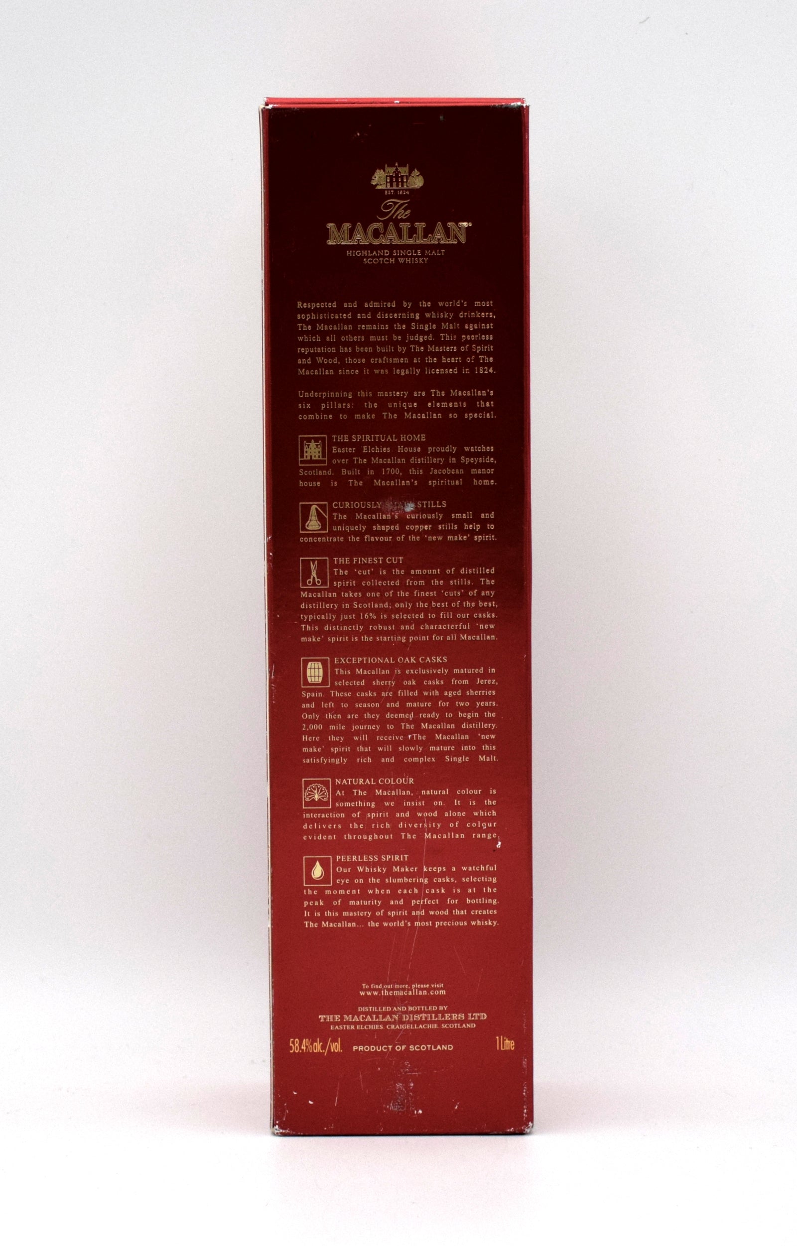 The Macallan 10年 シングルモルトウイスキー 75cle木箱入り The Macallan 10年 シングルモルトウイスキー 75cle木箱入り