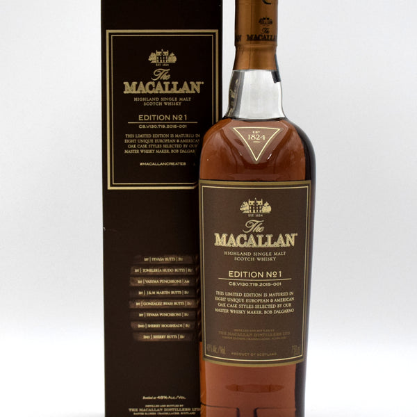MACALLAN  EDITION  No,1　限定品　シングルモルトウイスキー Macallan Edition No 1 Scotch Whisky – FineLiquors