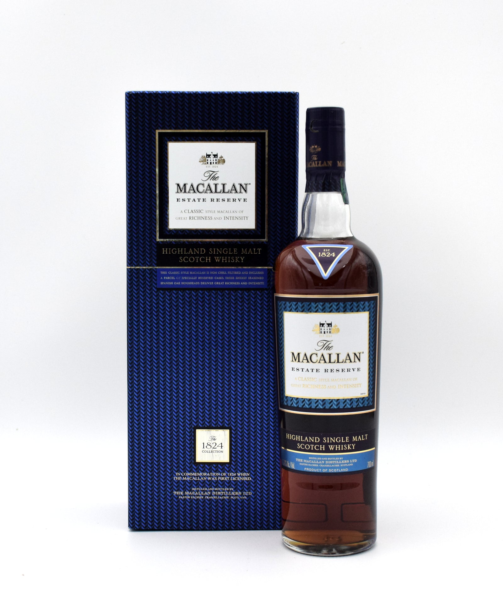 最終価格 MACALLAN ESTATE マッカラン エステート 楽天市場】マッカラン エステート ウイスキー 700ml 箱付き The