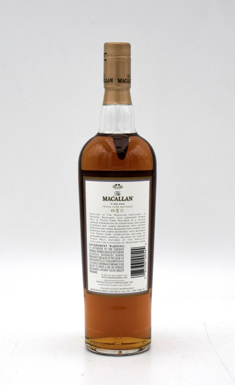 Macallan Fine Oak 17 Year Single Malt Scotch