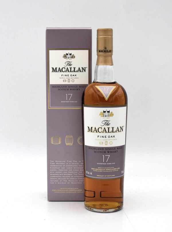 Macallan Fine Oak 17 Year Single Malt Scotch