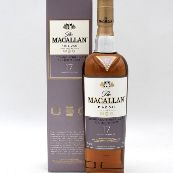 Macallan Fine Oak 17 Year Single Malt Scotch – FineLiquors