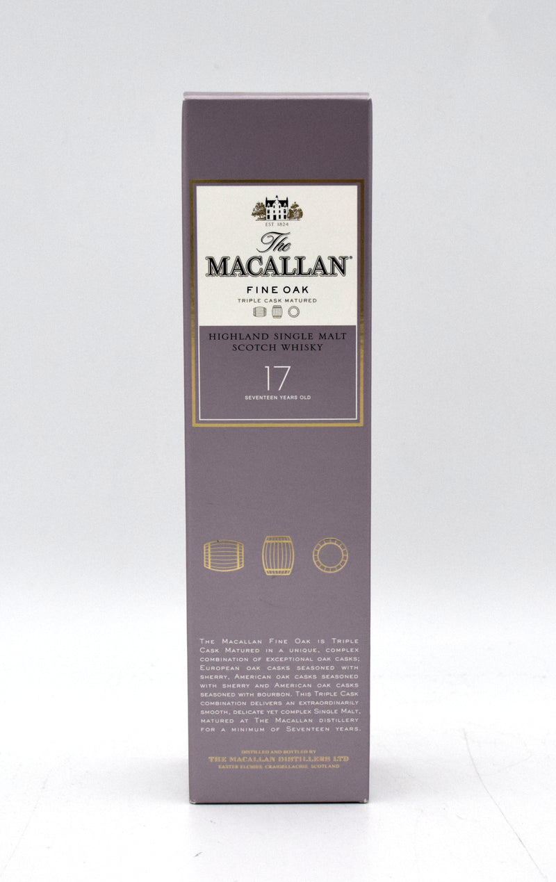 Macallan Fine Oak 17 Year Single Malt Scotch