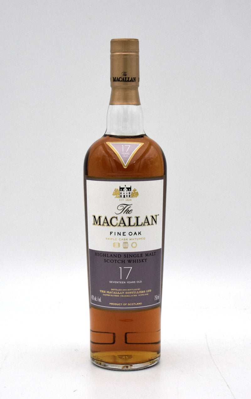 Macallan Fine Oak 17 Year Single Malt Scotch