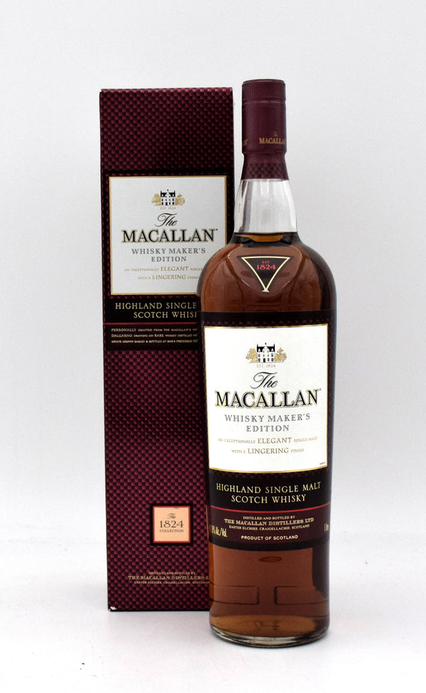 Macallan "Whisky Maker's Edition" 1824 Series Scotch Whisky (1L Release)