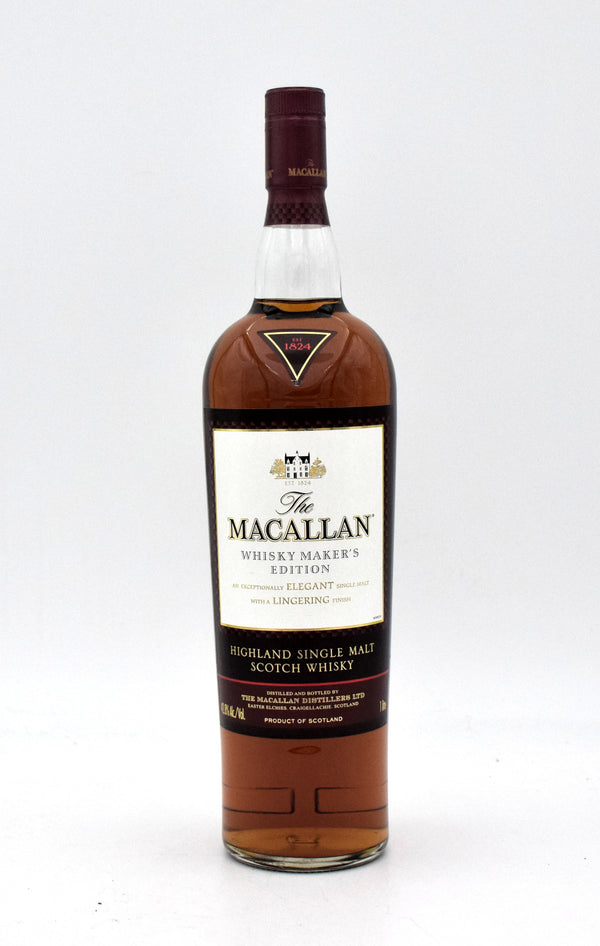 Macallan "Whisky Maker's Edition" 1824 Series Scotch Whisky (1L Release)