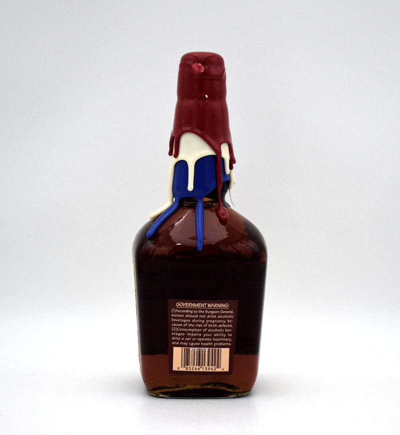 Maker's Mark '9-11 Tribute' Bourbon (Red, White & Blue Wax) (Signed by Bill Samuels Jr)