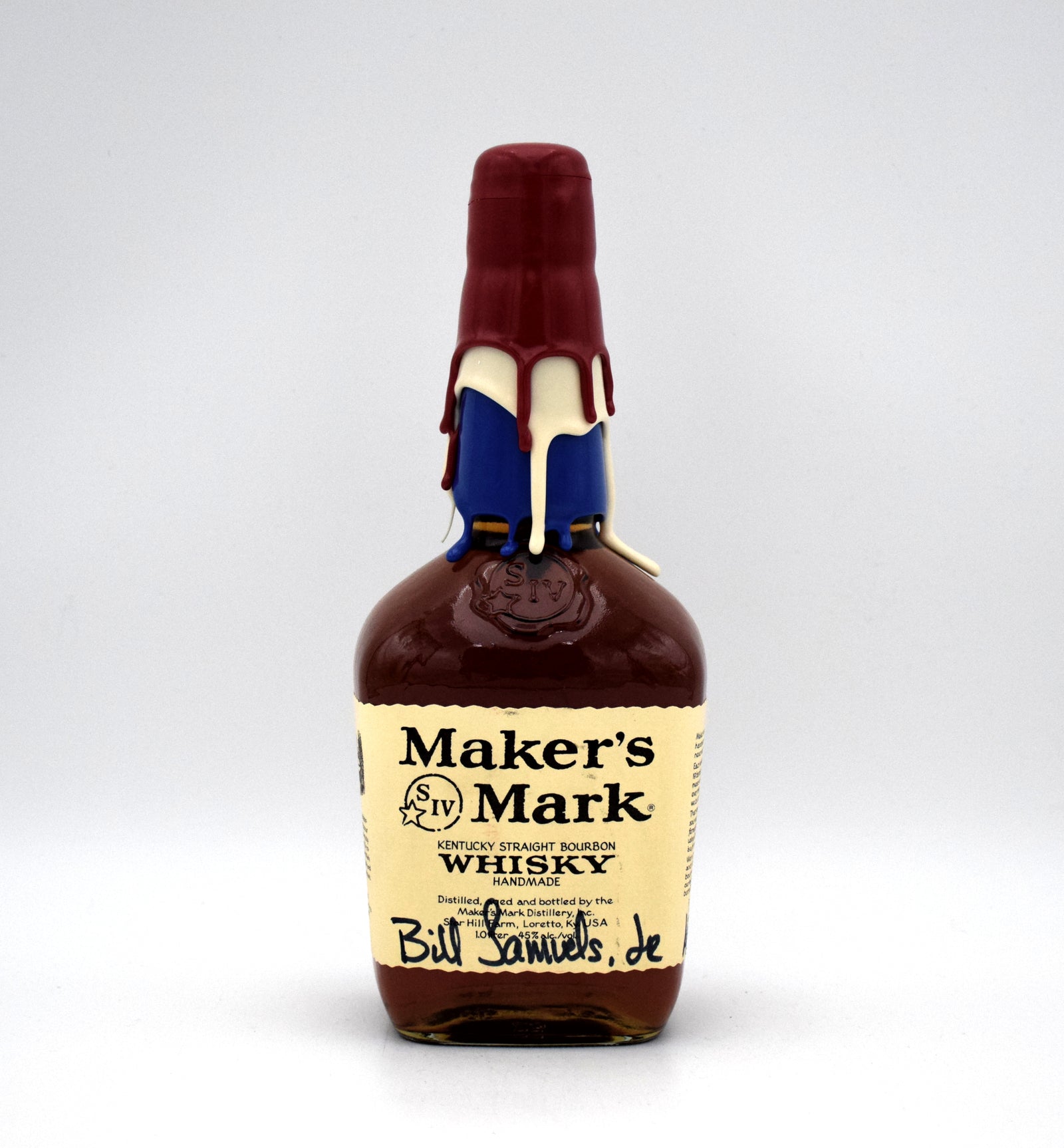 Maker's Mark '9-11 Tribute' Bourbon (Red, White & Blue Wax