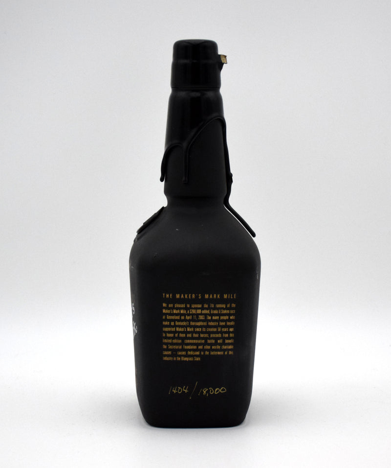 Maker's Mark 'Secretariat' Limited Edition Bourbon (2003 Release)