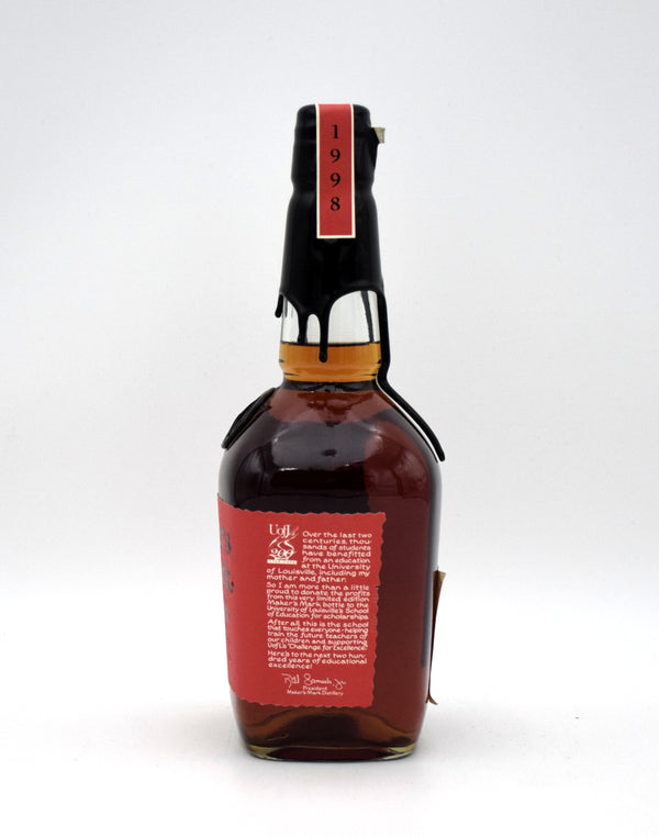 Maker's Mark 'University Of Louisville 1798-1998' Kentucky Bourbon