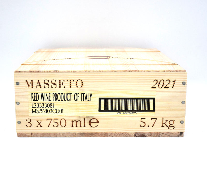 2021 Masseto Toscana IGT (Case of 3 Bottles)