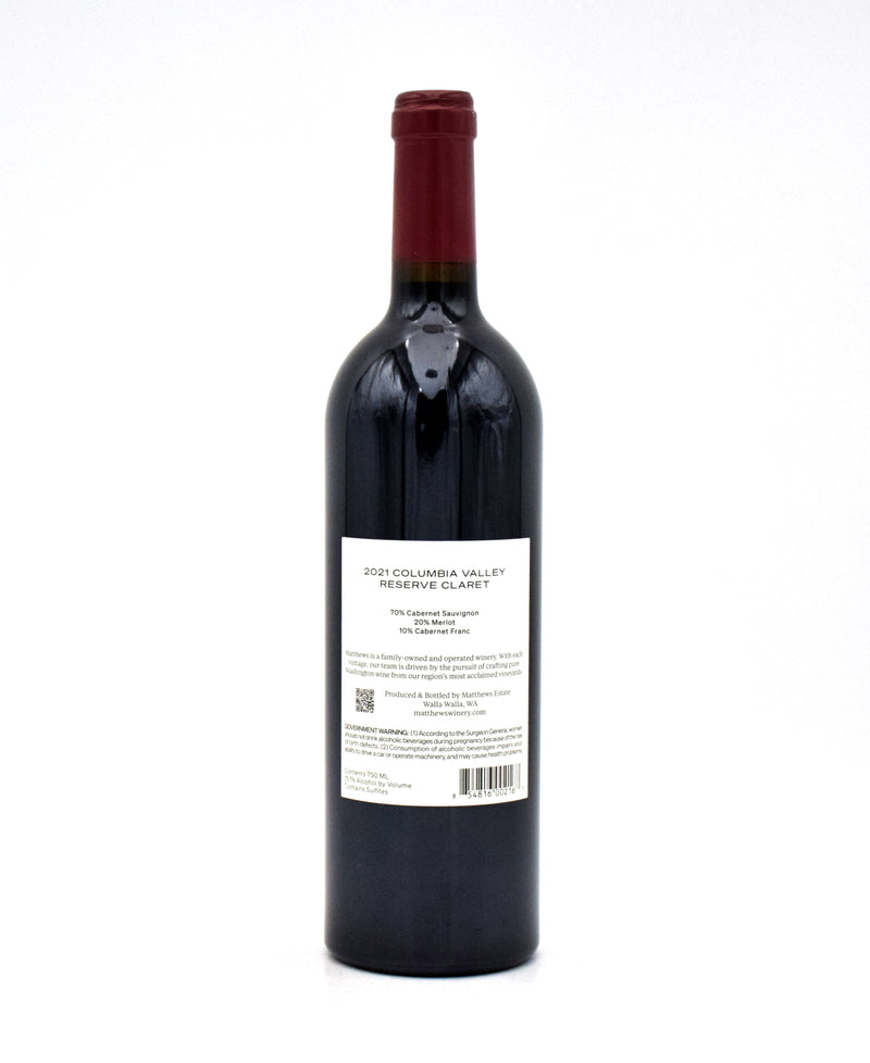 2021 Matthews Winery Reserve Claret