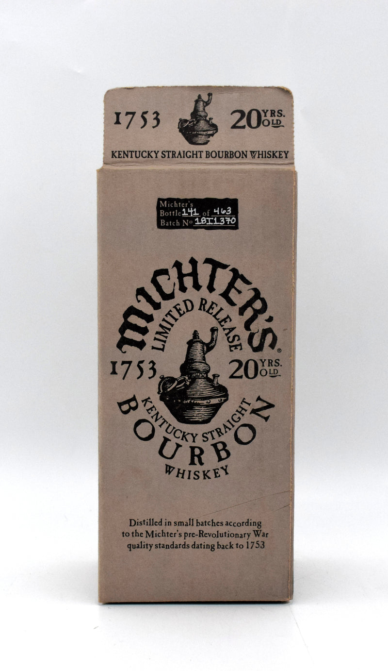 Michter's 20 Year Old Bourbon (2018 Release)