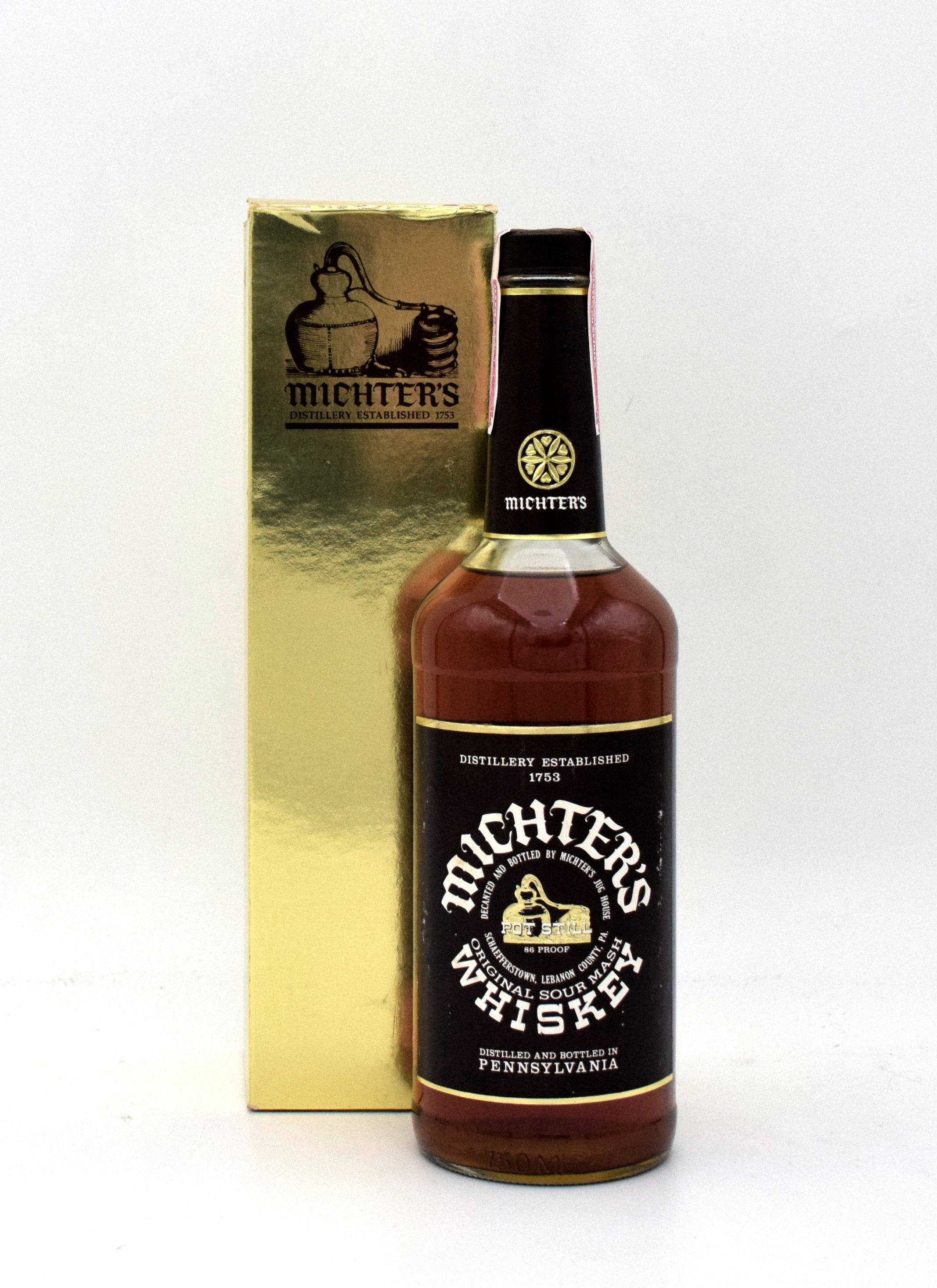 Mickers Whiskey Michter's Pot Still Original Sour Mash Whiskey - 1983 Vintage – FineLiquors