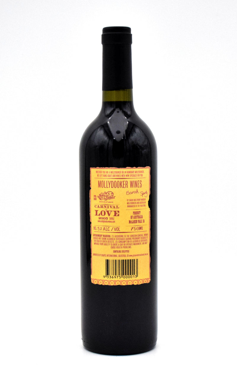 2005 Mollydooker Carnival of Love Shiraz