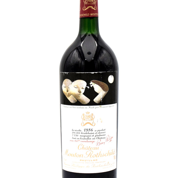 ワイン 1986 Chateau Mouton Rothschild 750ml Mouton1.